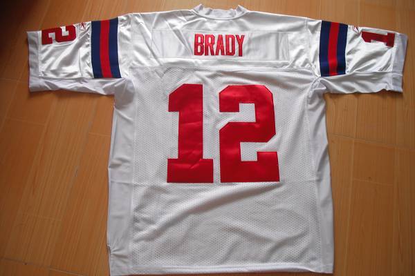 tom brady jersey white